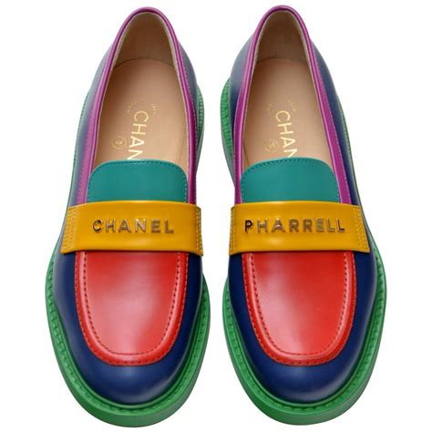 chanel pharrell shoe|chanel pharrell shoes loafers.